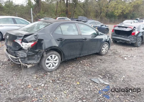 2016 Toyota Corolla Le from USA, damaged, VIN 2T1BURHE1GC486853